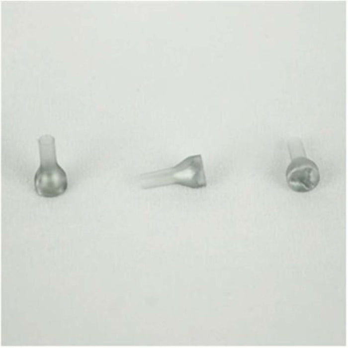 Madsen OTOflex Single Use Eartips in three sizes displayed on a neutral background.