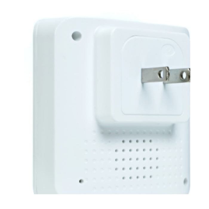 Wireless Doorbell with Flashing Strobe and Push Button