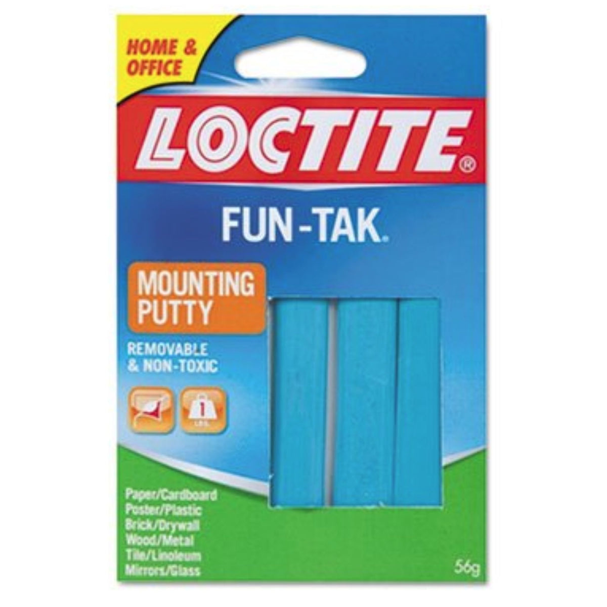  Loctite Fun-Tak Mounting Putty, 2 oz, 1, Wallet : Office  Products