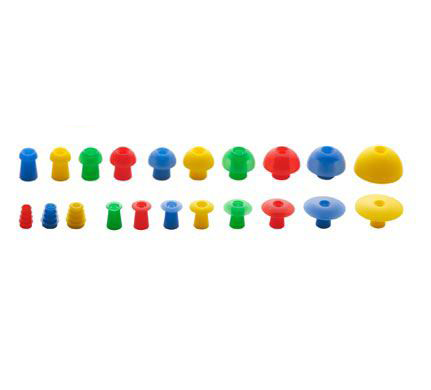 Sanibel ADI Silicone Mushroom-Shaped Eartips (100/pkg) — ADCO Hearing ...