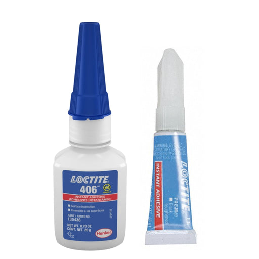 Loctite 406 Surface Insensitive Cyanoacrylate Adhesive 40604, IDH:233684, 3  g Tube, Clear