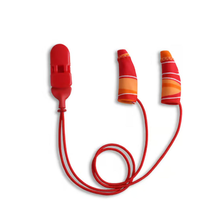 Ear Gear Mini Corded Protect Hearing Aids From Dirt, Sweat, Moisture, Loss, Wind Fits Hearing Instruments 1 to 1.25