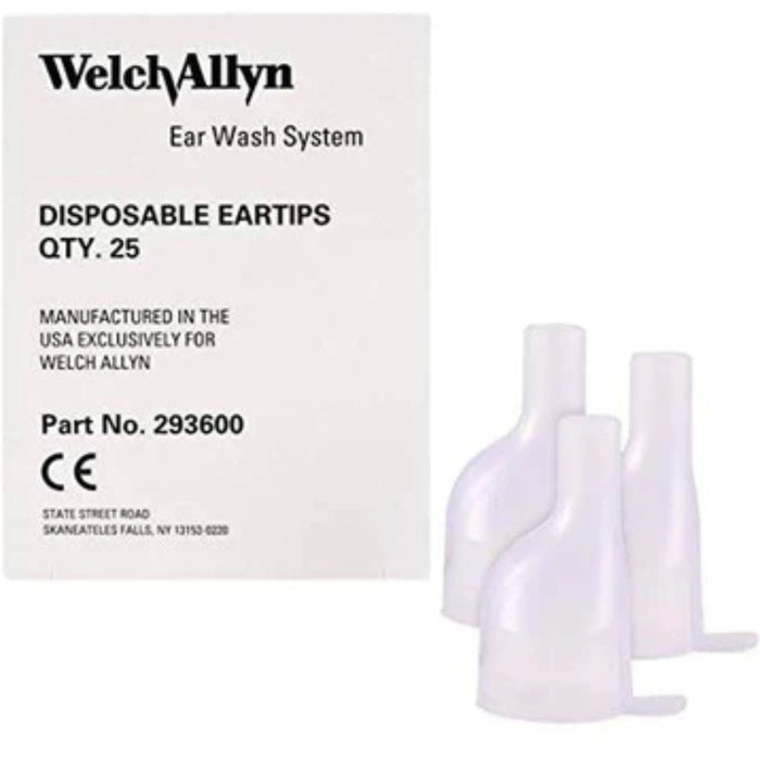Welch Allyn Ear Wash System Replacement Eartips (25/Pk)