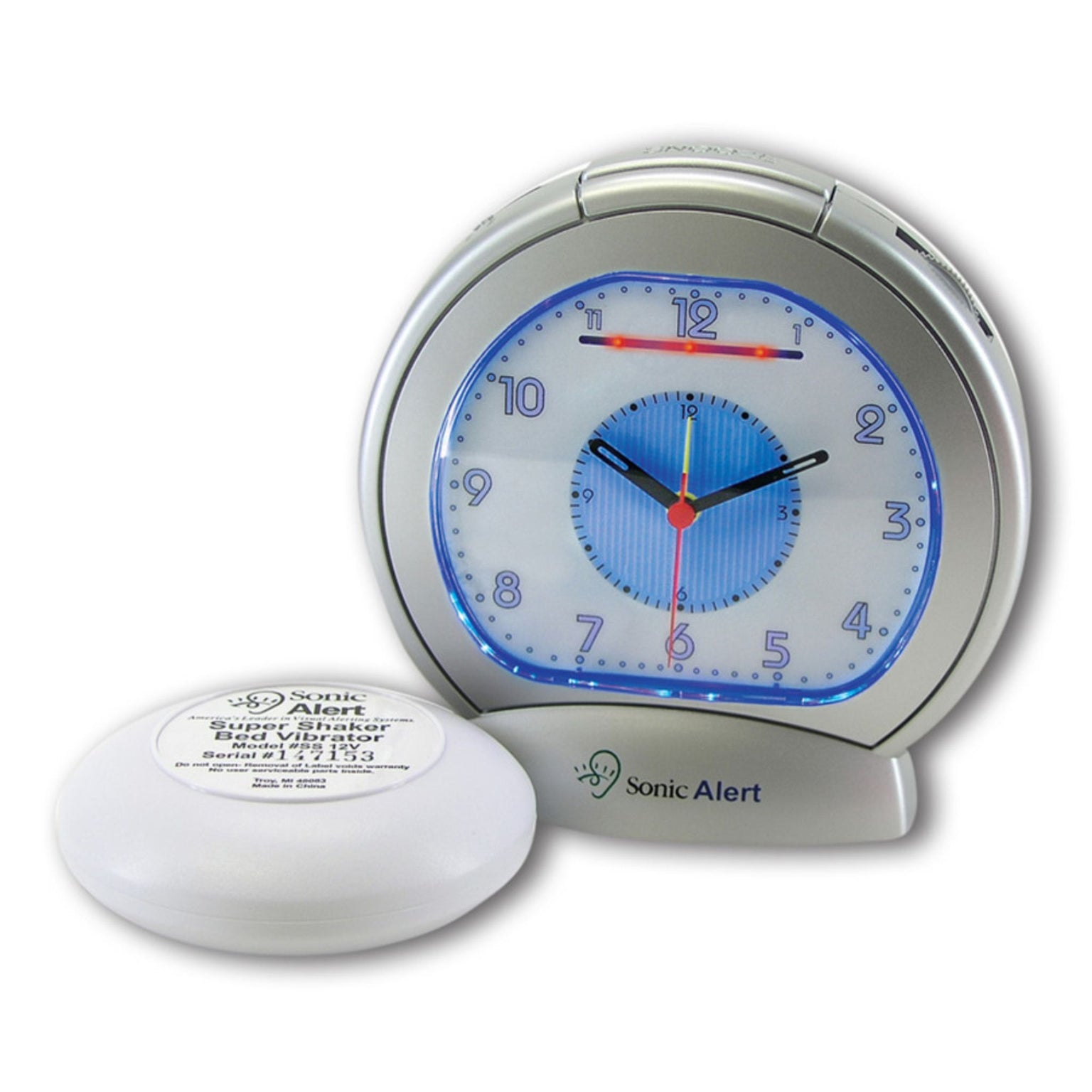 Alarm Clocks for the Deaf Extra Loud & Amplified Alarm Clocks — ADCO