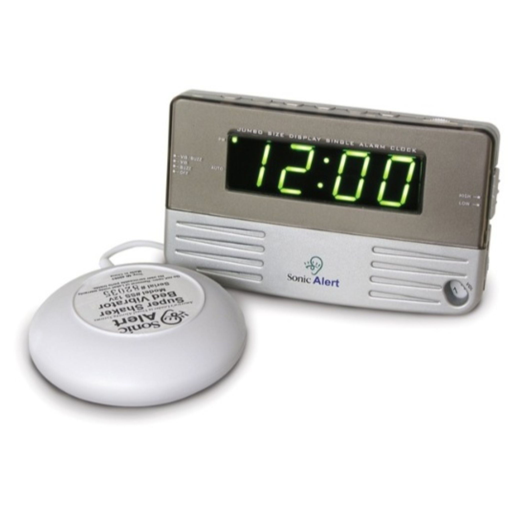 Alarm Clocks for the Deaf Extra Loud & Amplified Alarm Clocks — ADCO