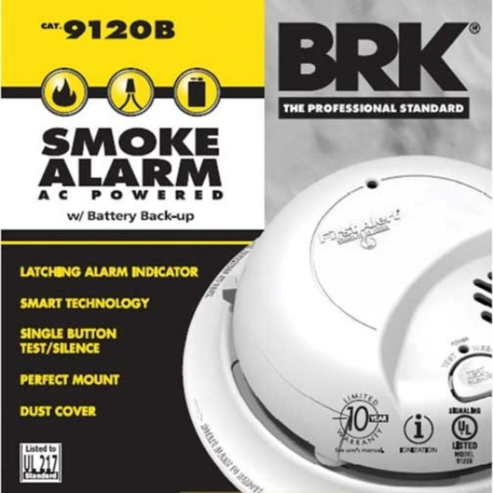 BRK 9120B Hard-Wired Smoke Alarm
