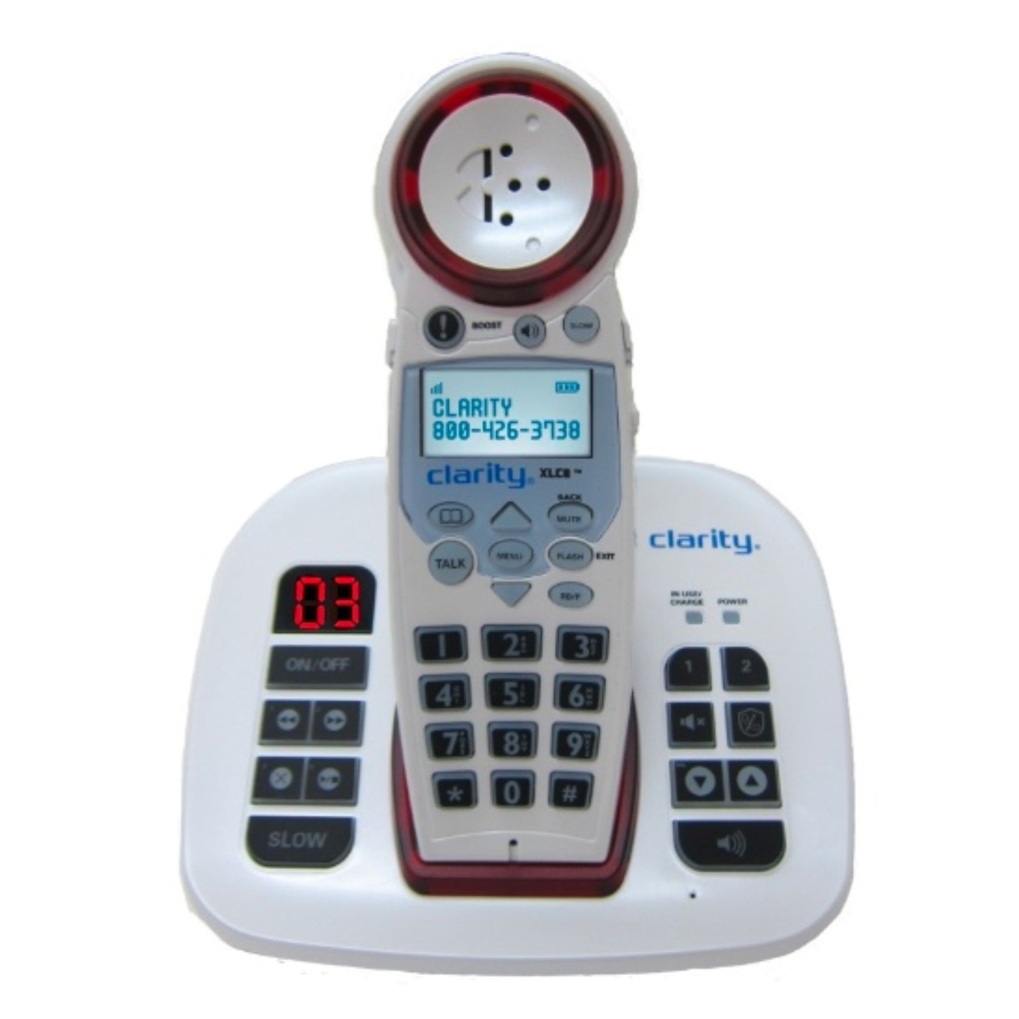 Clarity XLC8 Amplified Cordless Phone with Answering Machine — ADCO Hearing Products
